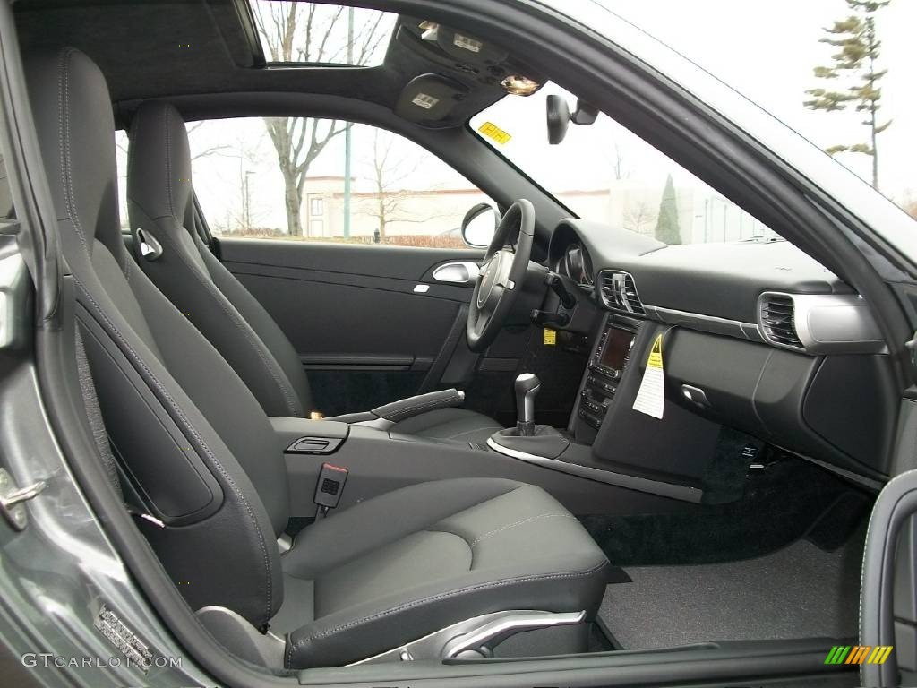 Black Interior 2010 Porsche 911 Carrera 4S Coupe Photo #67747538