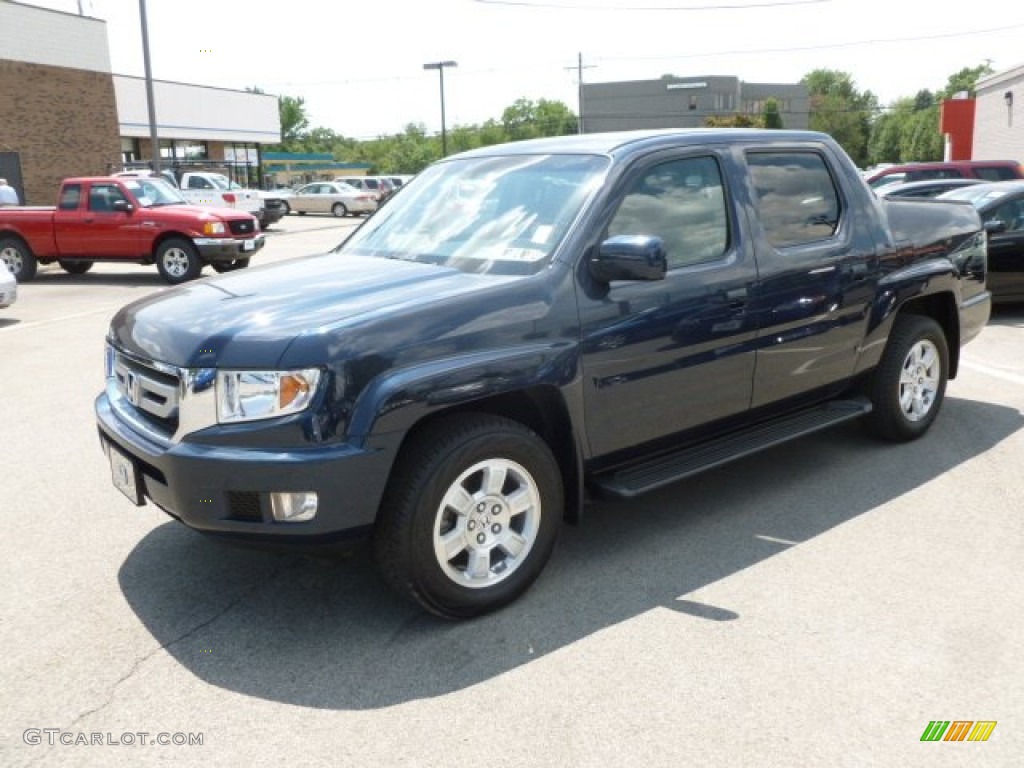 2009 Ridgeline RTS - Bali Blue Pearl / Gray photo #3