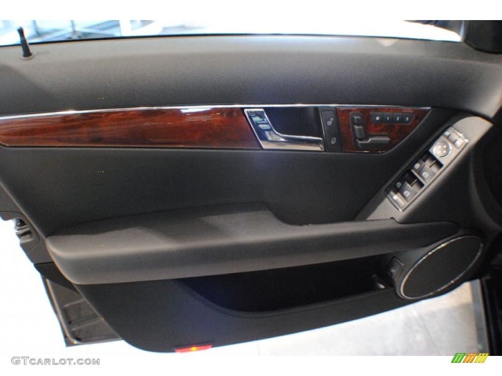2009 Mercedes-Benz C 300 4Matic Sport Black Door Panel Photo #67747811