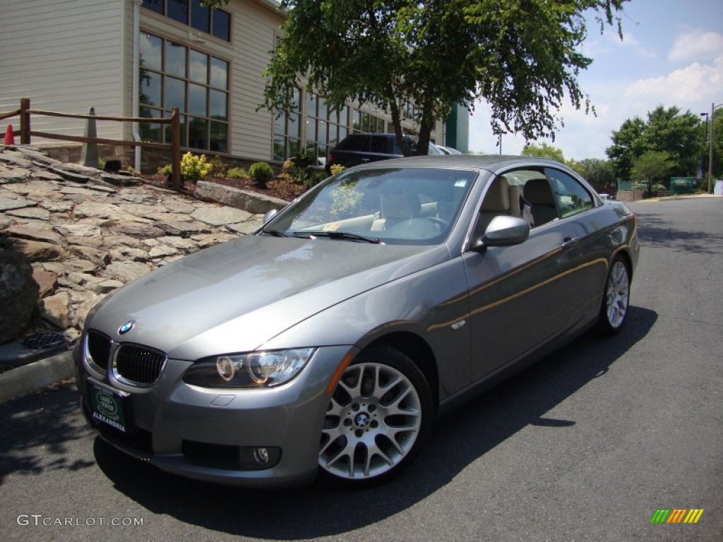 2010 3 Series 328i Convertible - Space Gray Metallic / Cream Beige photo #2