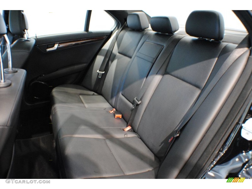 Black Interior 2009 Mercedes-Benz C 300 4Matic Sport Photo #67747853