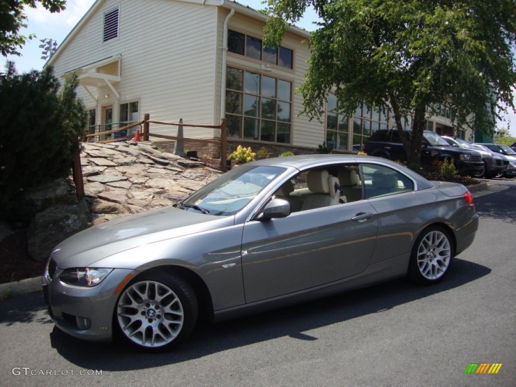 2010 3 Series 328i Convertible - Space Gray Metallic / Cream Beige photo #5
