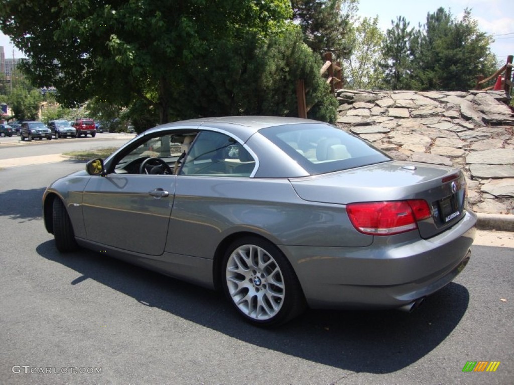 2010 3 Series 328i Convertible - Space Gray Metallic / Cream Beige photo #6