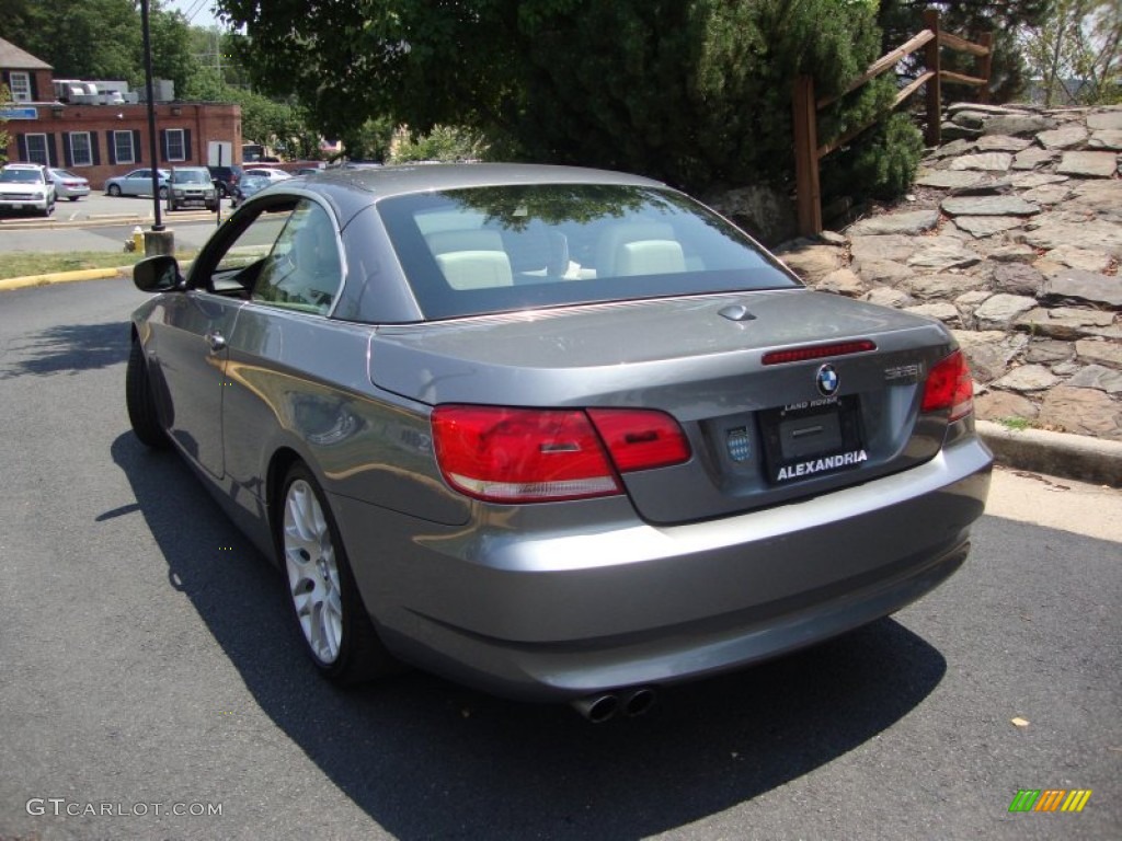 2010 3 Series 328i Convertible - Space Gray Metallic / Cream Beige photo #7