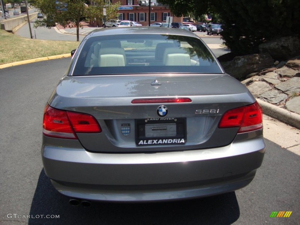 2010 3 Series 328i Convertible - Space Gray Metallic / Cream Beige photo #8