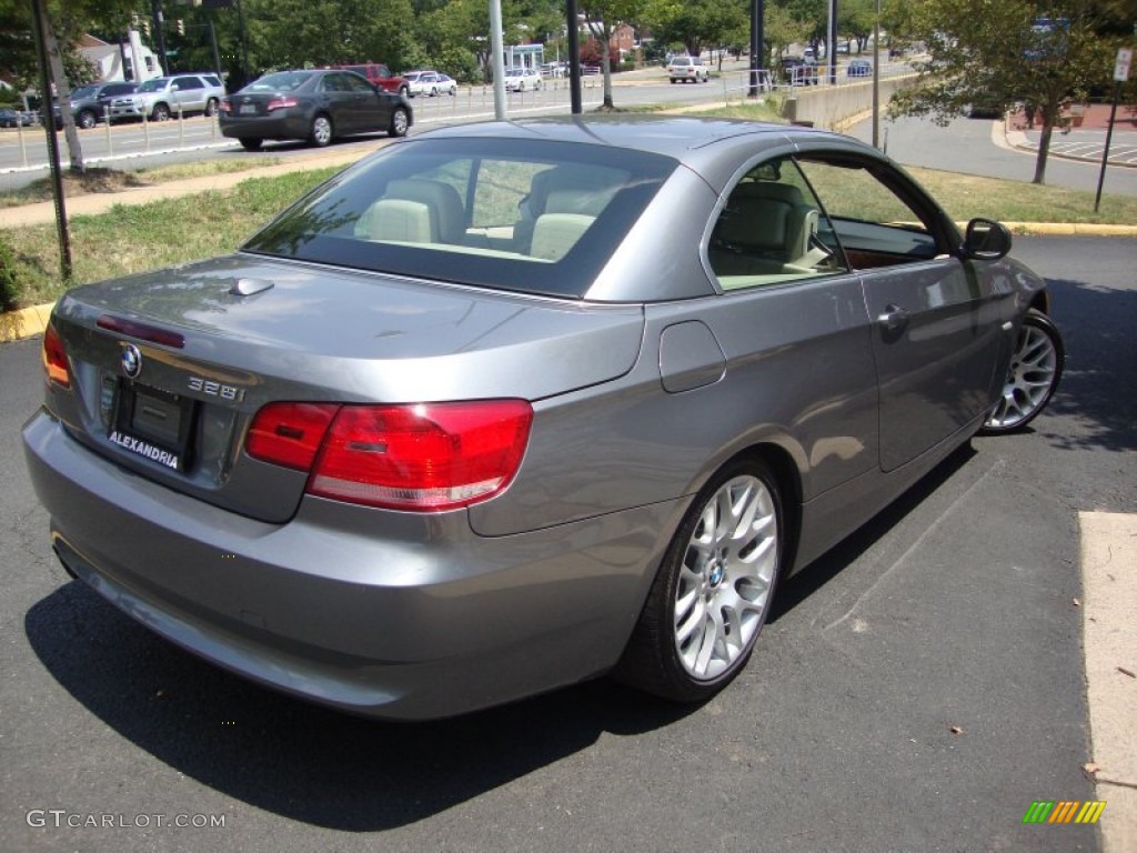 2010 3 Series 328i Convertible - Space Gray Metallic / Cream Beige photo #11