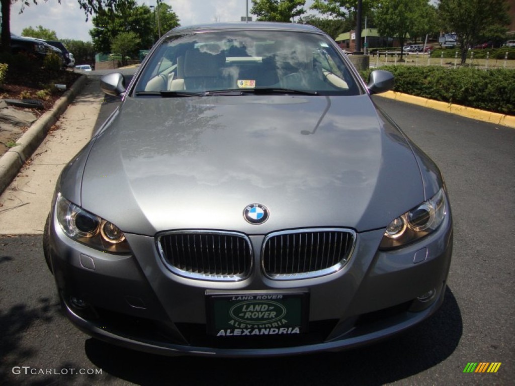 2010 3 Series 328i Convertible - Space Gray Metallic / Cream Beige photo #19