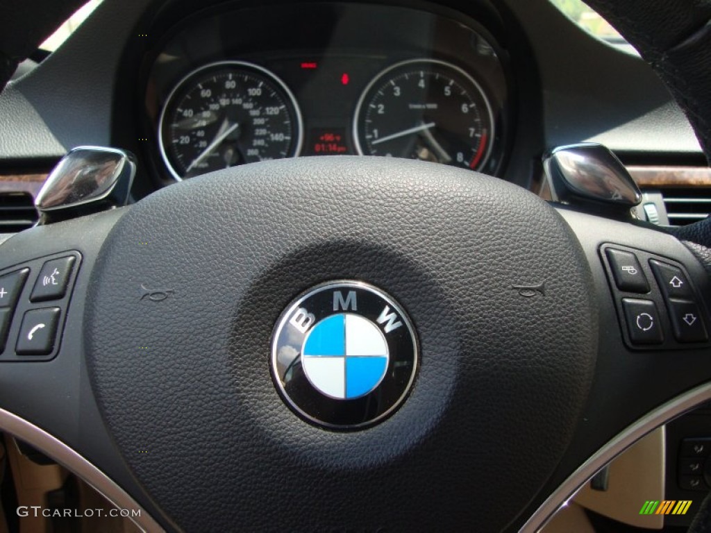 2010 3 Series 328i Convertible - Space Gray Metallic / Cream Beige photo #24