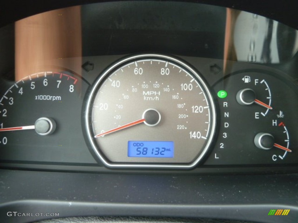 2007 Hyundai Elantra GLS Sedan Gauges Photo #67748585