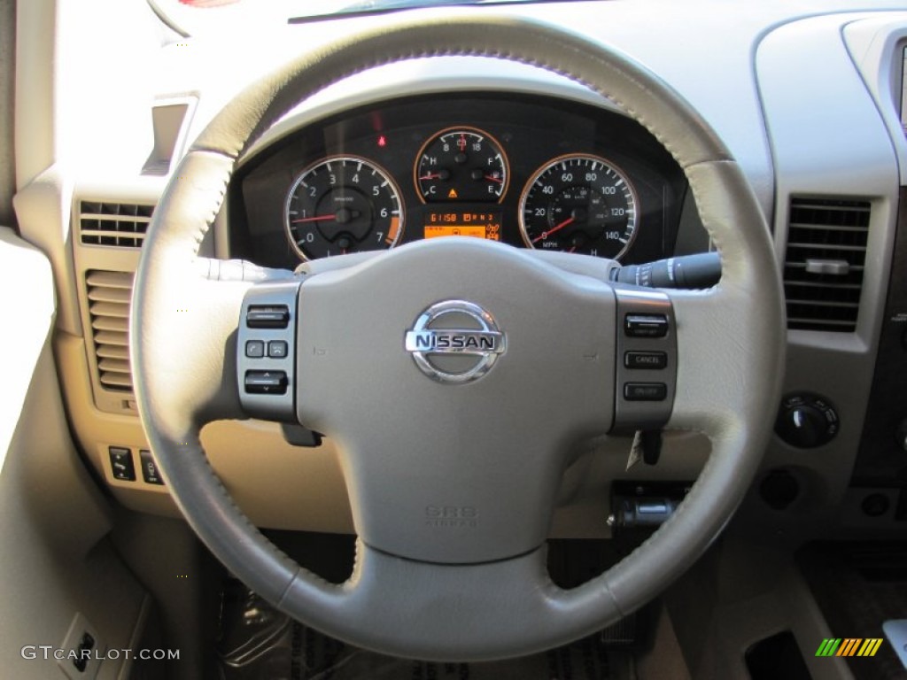 2009 Nissan Titan LE Crew Cab 4x4 Steering Wheel Photos