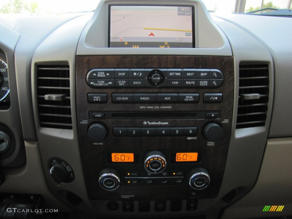 2009 Nissan Titan LE Crew Cab 4x4 Controls Photo #67748666
