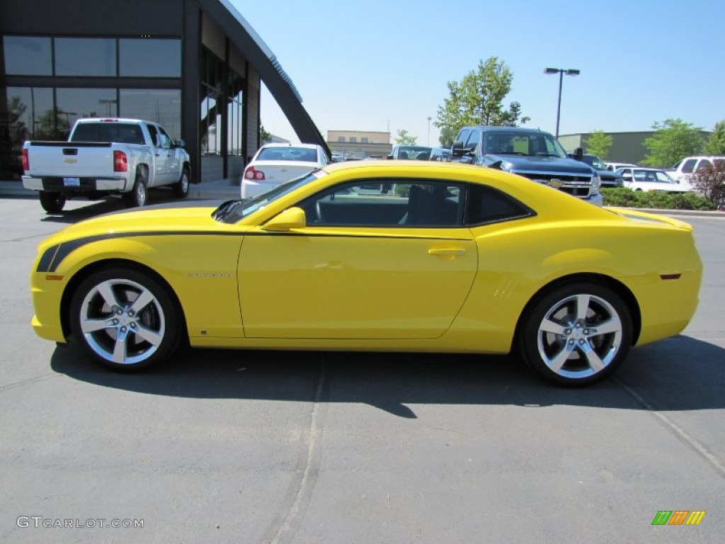 2010 Camaro SS Coupe - Rally Yellow / Black photo #4