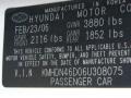 Nordic White - Elantra GLS Sedan Photo No. 30