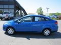 2011 Blue Flame Metallic Ford Fiesta S Sedan  photo #4