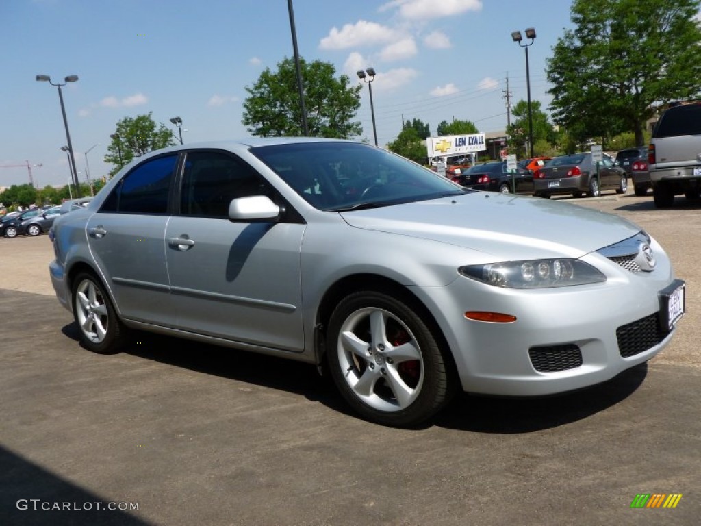 Glacier Silver Metallic 2006 Mazda MAZDA6 s Sport Sedan Exterior Photo #67750352