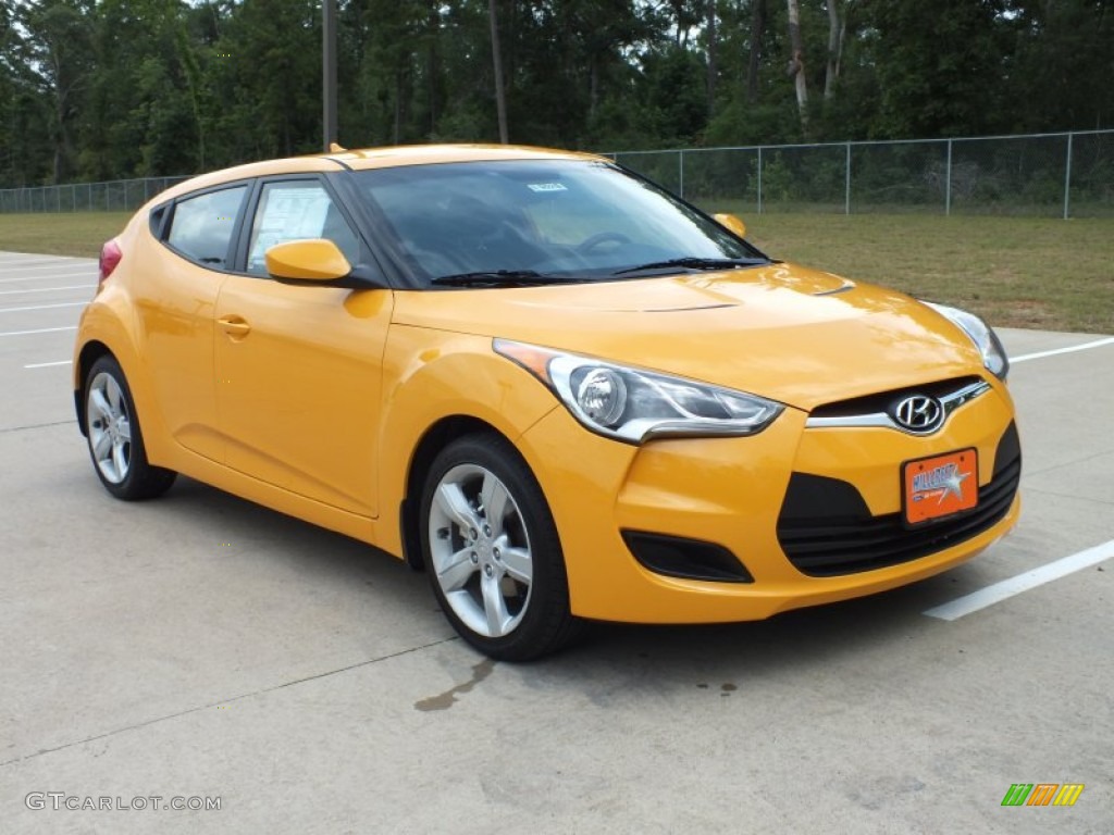 2012 Veloster  - 26.2 Yellow / Black photo #1