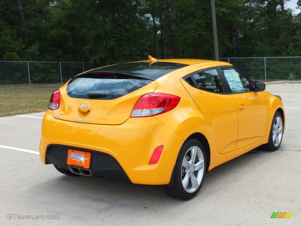 2012 Veloster  - 26.2 Yellow / Black photo #5