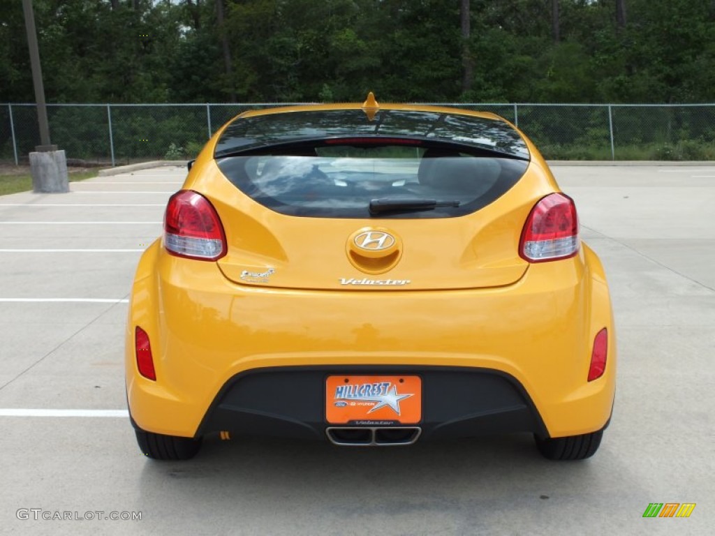 2012 Veloster  - 26.2 Yellow / Black photo #6