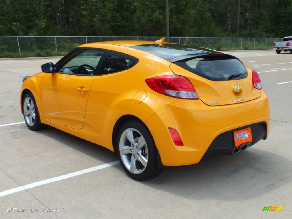2012 Veloster  - 26.2 Yellow / Black photo #7