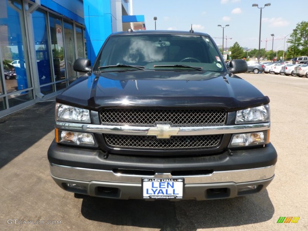 2004 Silverado 1500 LS Extended Cab 4x4 - Dark Gray Metallic / Dark Charcoal photo #3