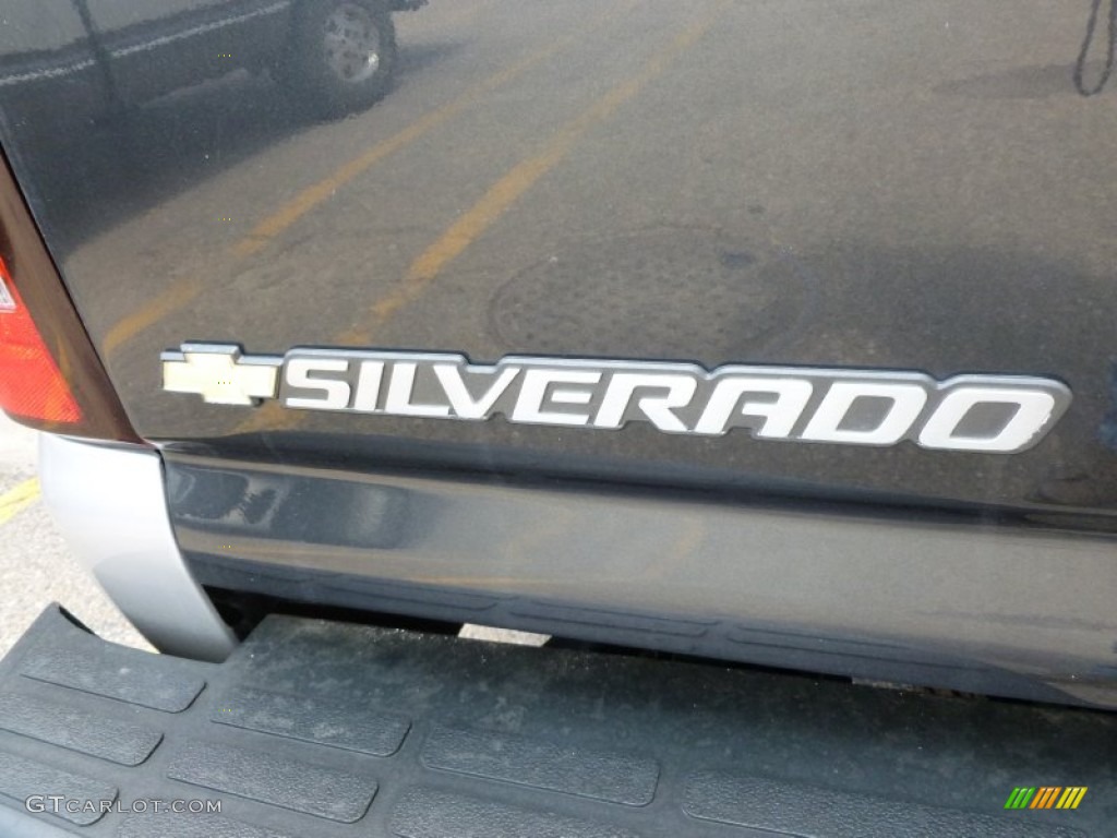 2004 Silverado 1500 LS Extended Cab 4x4 - Dark Gray Metallic / Dark Charcoal photo #13