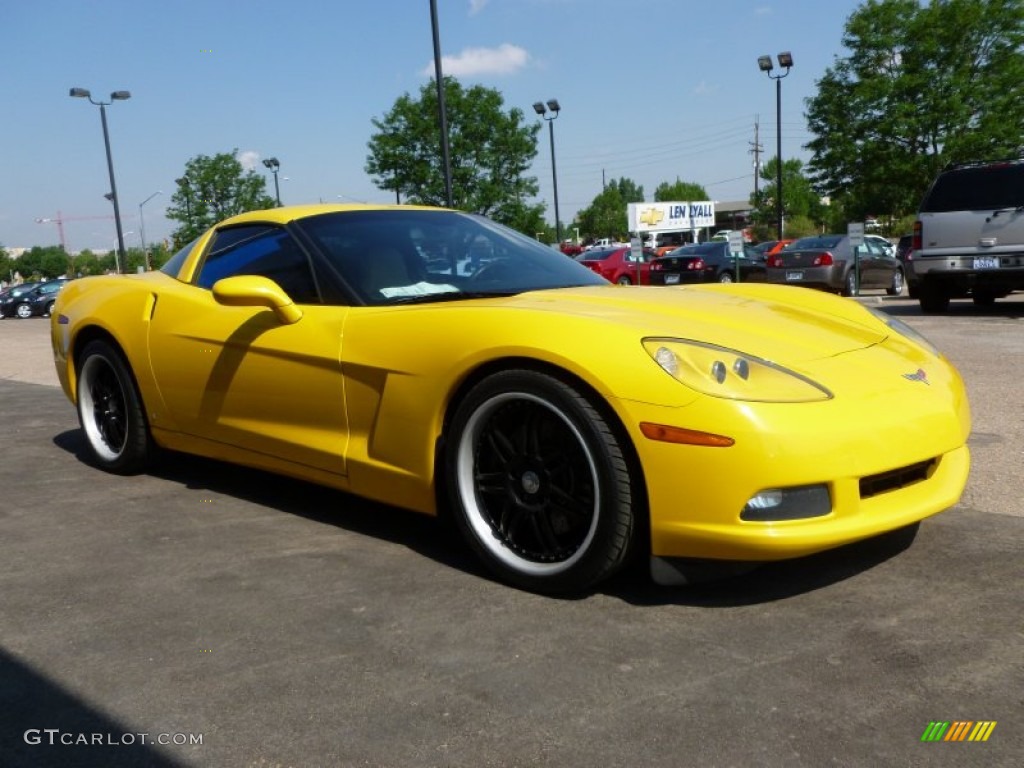 Velocity Yellow 2006 Chevrolet Corvette Coupe Exterior Photo #67752635