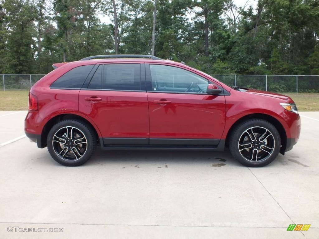 Ruby Red 2013 Ford Edge SEL EcoBoost Exterior Photo #67752799