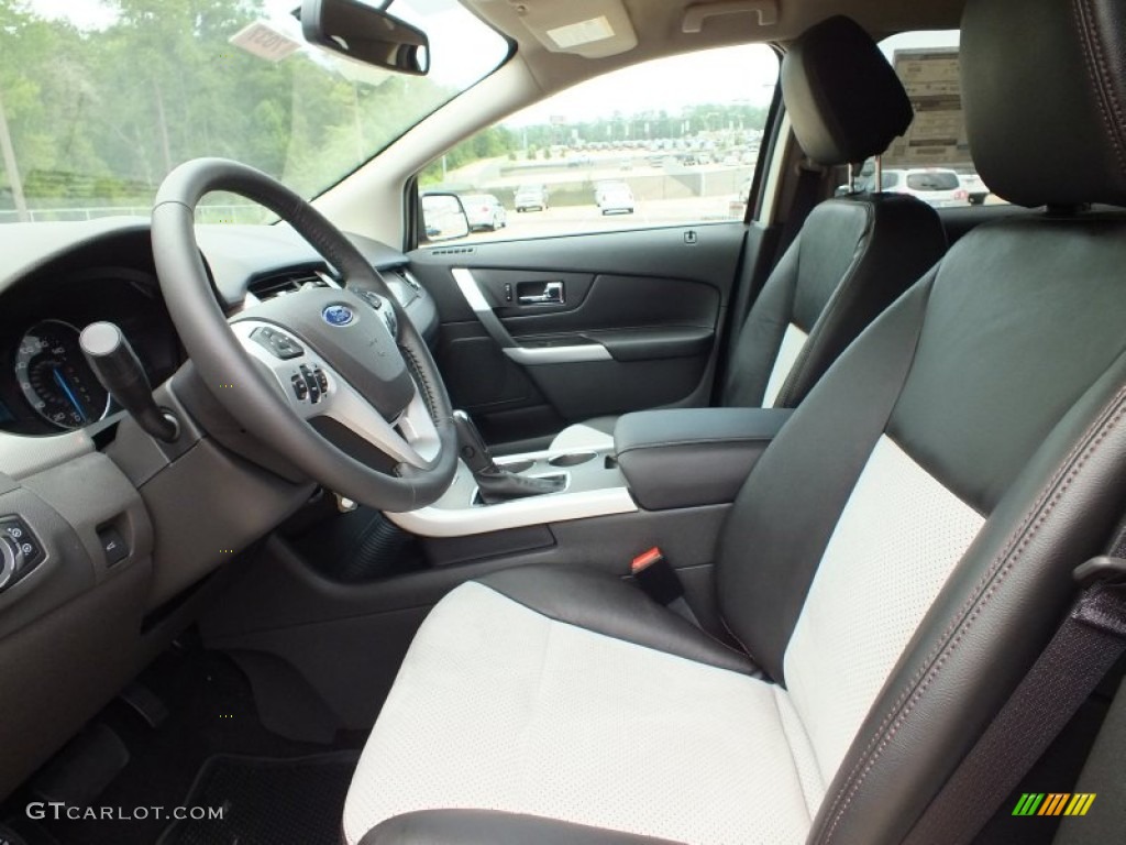 SEL Appearance Charcoal Black/Gray Alcantara Interior 2013 Ford Edge SEL EcoBoost Photo #67752806