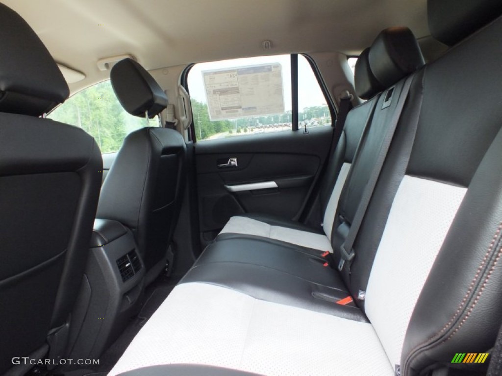 SEL Appearance Charcoal Black/Gray Alcantara Interior 2013 Ford Edge SEL EcoBoost Photo #67752815