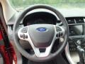 SEL Appearance Charcoal Black/Gray Alcantara Steering Wheel Photo for 2013 Ford Edge #67752923