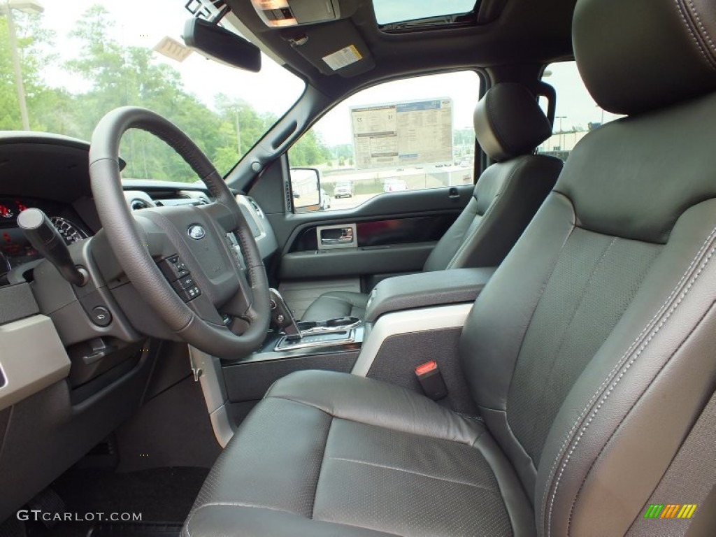 Black Interior 2012 Ford F150 FX2 SuperCrew Photo #67753136