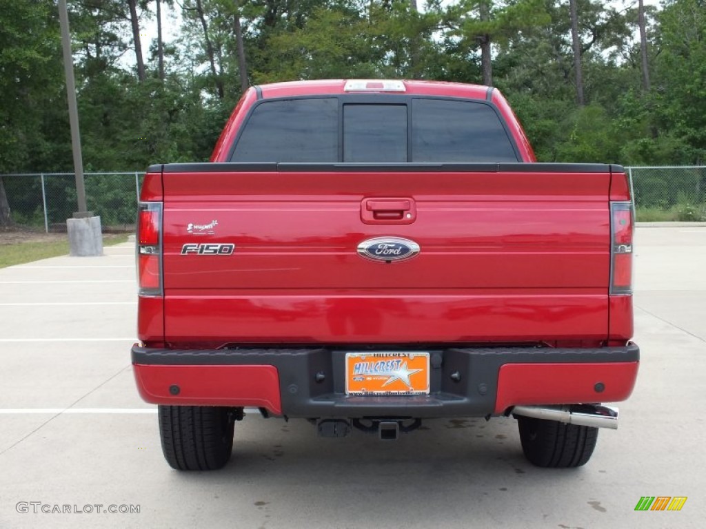 2012 F150 FX2 SuperCrew - Red Candy Metallic / Black photo #6