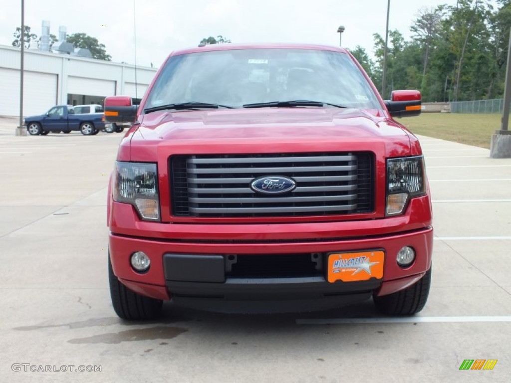 2012 F150 FX2 SuperCrew - Red Candy Metallic / Black photo #10