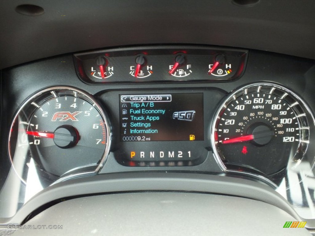 2012 Ford F150 FX2 SuperCrew Gauges Photo #67753223