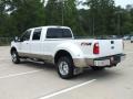 2012 White Platinum Metallic Tri-Coat Ford F350 Super Duty Lariat Crew Cab 4x4 Dually  photo #7