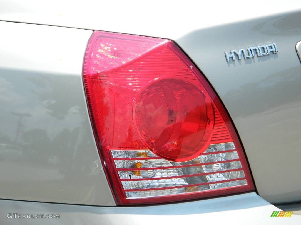 2006 Elantra GLS Sedan - Champagne Beige / Gray photo #10