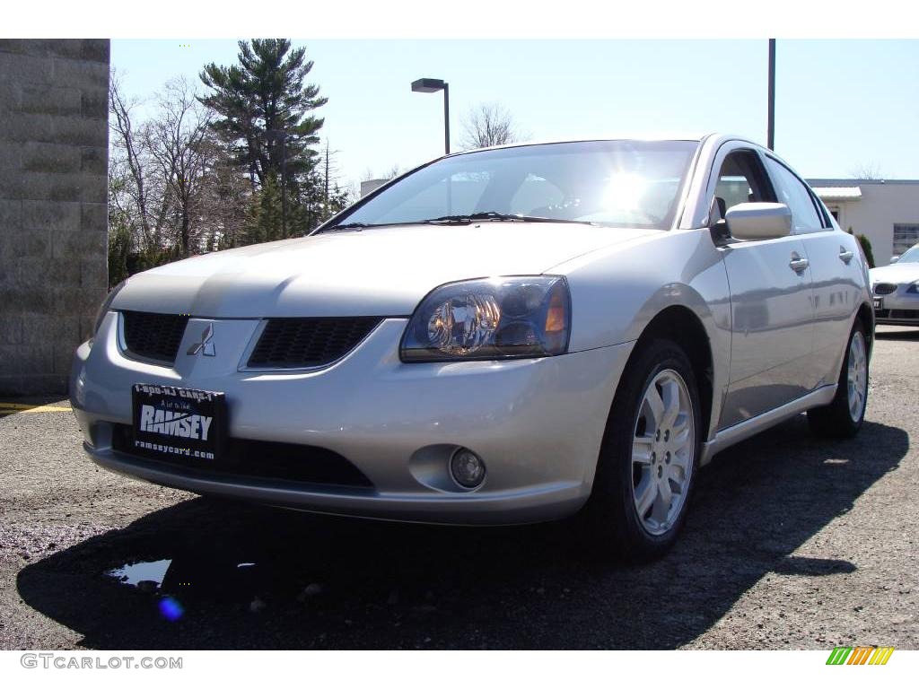 2006 Galant SE - Liquid Silver Metallic / Black photo #1