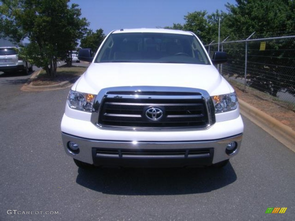 2012 Tundra Double Cab - Super White / Graphite photo #2