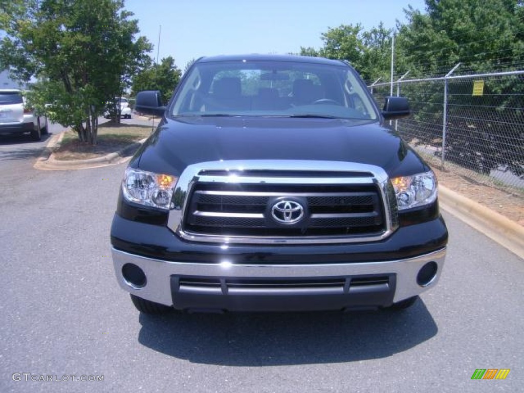 2012 Tundra Double Cab - Black / Sand Beige photo #2