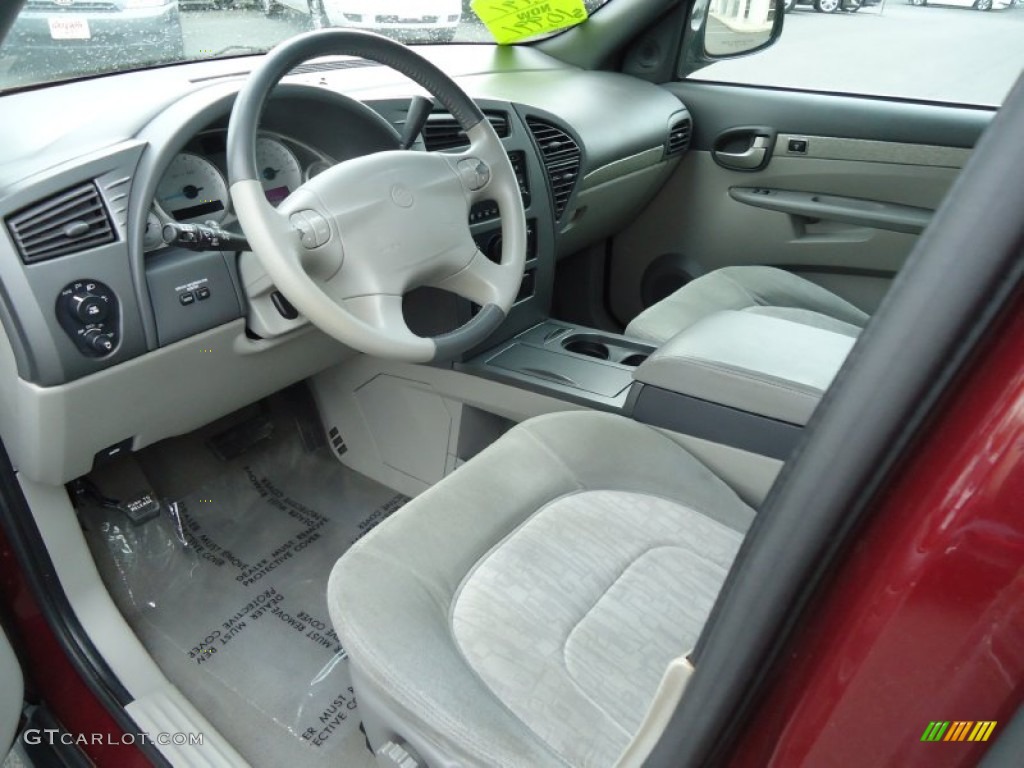 2002 Rendezvous CX AWD - Medium Red / Dark Gray photo #9