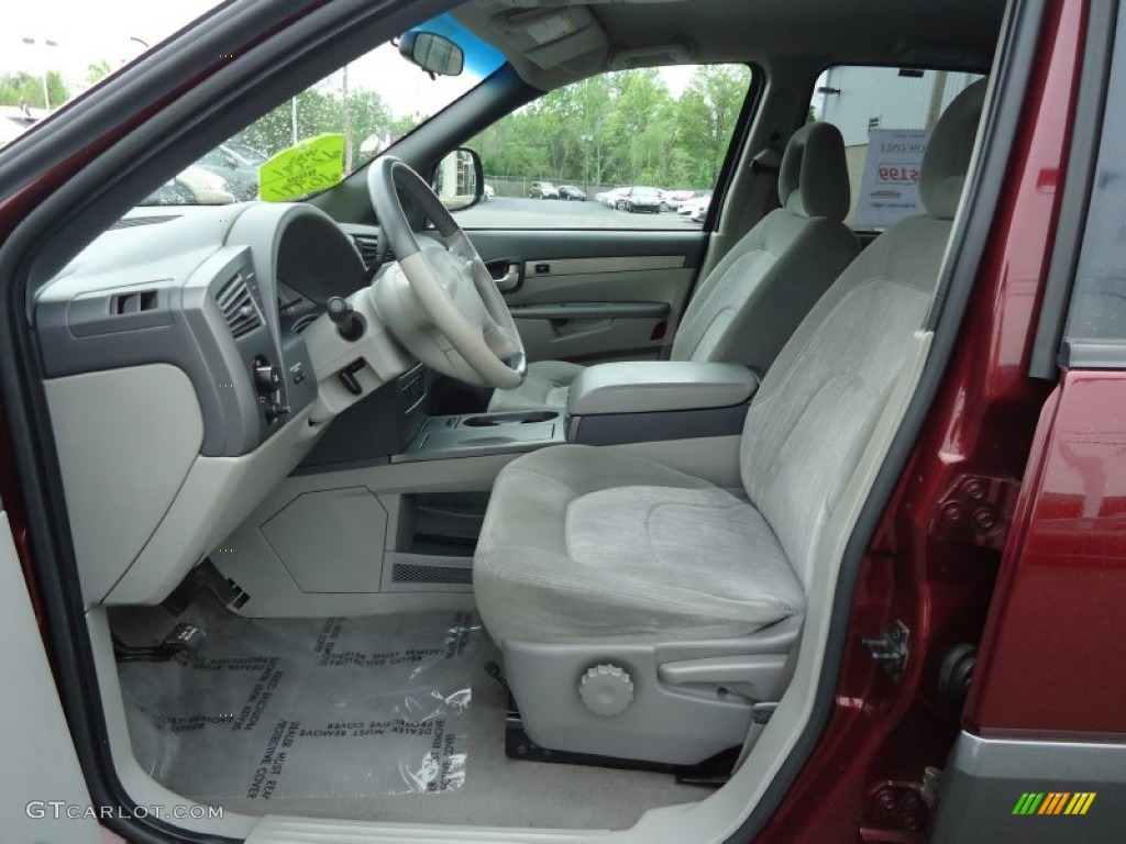 2002 Rendezvous CX AWD - Medium Red / Dark Gray photo #10