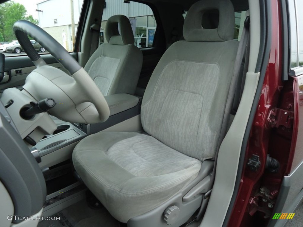 2002 Rendezvous CX AWD - Medium Red / Dark Gray photo #11