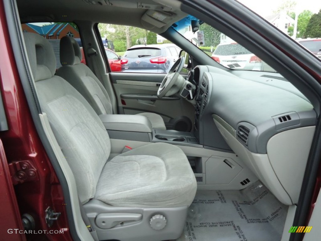 2002 Rendezvous CX AWD - Medium Red / Dark Gray photo #14