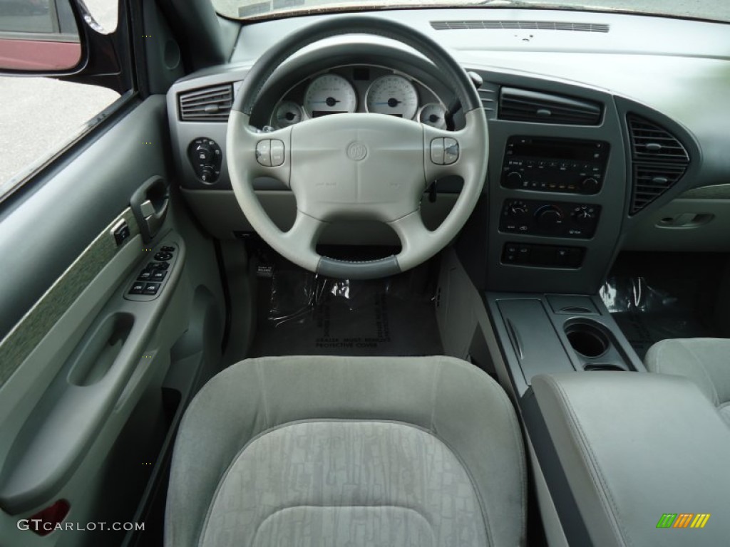 2002 Rendezvous CX AWD - Medium Red / Dark Gray photo #21