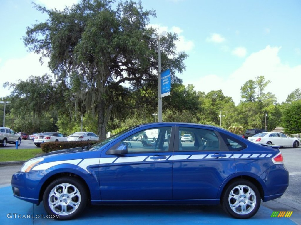 Vista Blue Metallic 2009 Ford Focus SES Sedan Exterior Photo #67757391