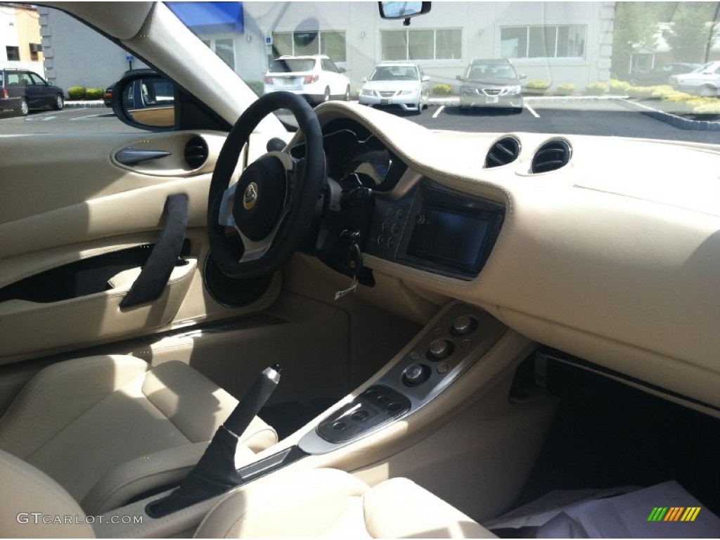 2012 Lotus Evora 2+2 Ivory White Leather Dashboard Photo #67758263