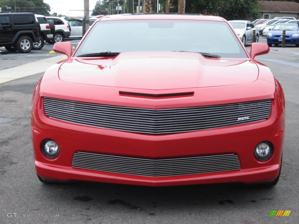 2010 Camaro SS Coupe - Victory Red / Black photo #3
