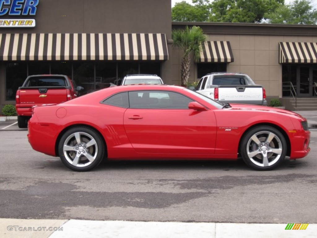 2010 Camaro SS Coupe - Victory Red / Black photo #5