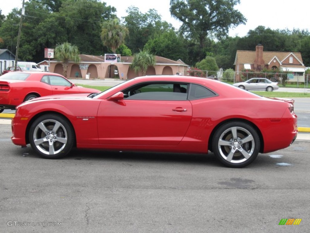 2010 Camaro SS Coupe - Victory Red / Black photo #11