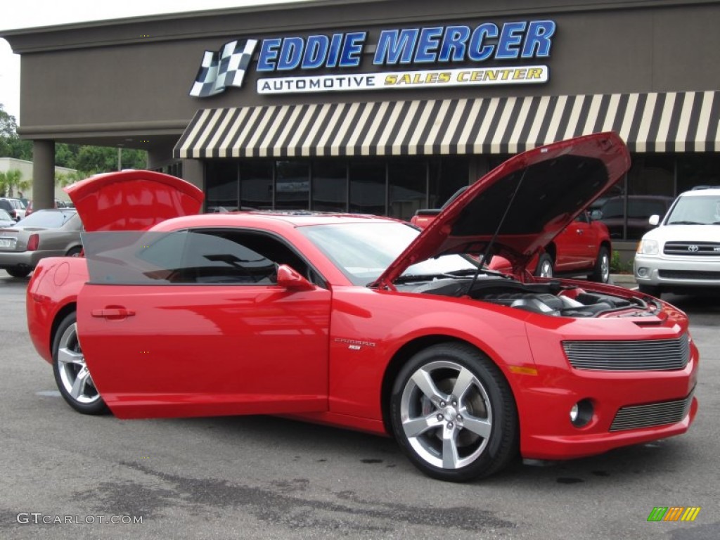 2010 Camaro SS Coupe - Victory Red / Black photo #19